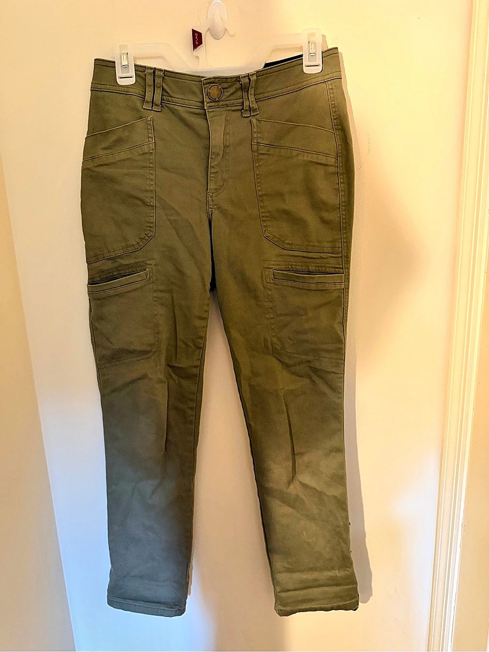 Democracy Ab-solution High Rise Tapered Utility Pant Olive Size 4